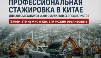 Профессиональная стажировка в Китае для автомехаников и автомобильных специалистов